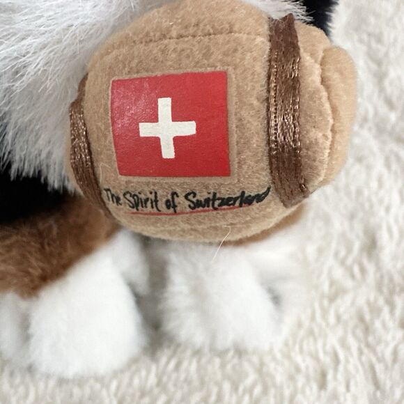 Schaffer The Spirit Of Switzerland Saint Bernard Puppy Dog 9” Stuffed Plush - Picture 2 of 6